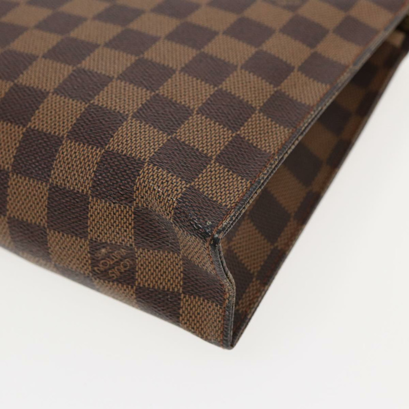 【日本直送】路易威登 Damier Ebene Poche 廁所 26 袋 N47543 LV 正品 82616-14
