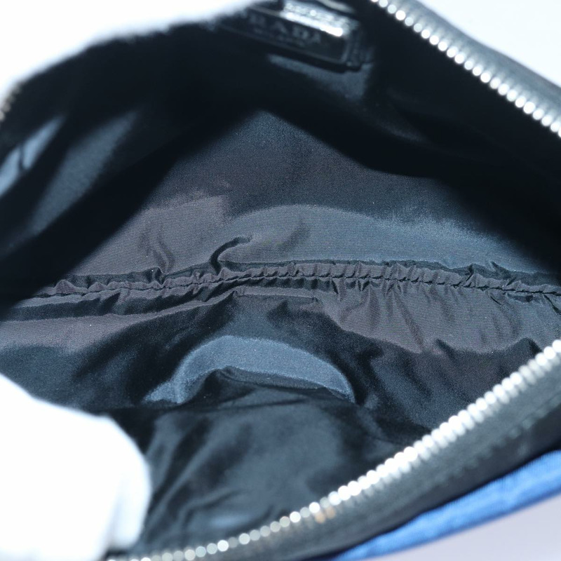 【日本直送】PRADA 手拿包 尼龍 黑藍 2NH011 正品 yk13704-10