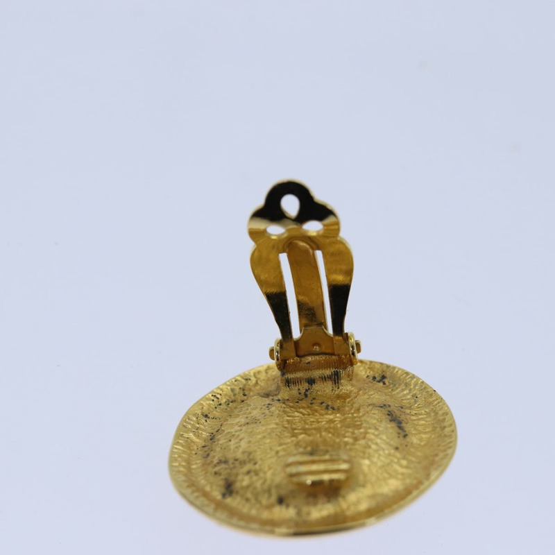 【日本直送】香奈兒珍珠耳環金屬金 CC 正品 HK1468-8