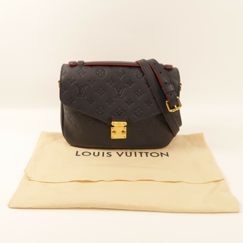 LOUIS VUITTON Monogram Empreinte Pochette Metis金扣手挽肩背兩用袋-15