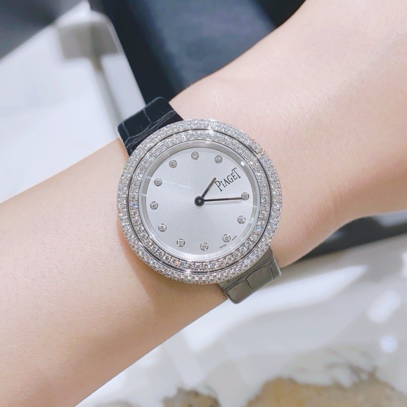 伯爵POSSESSION白金原鑽石英女表-4