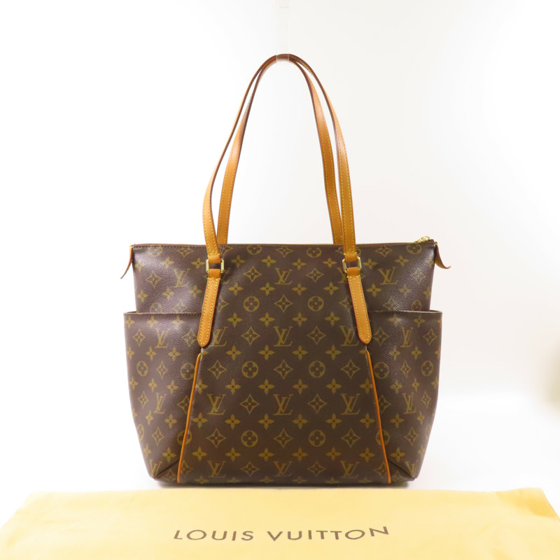 LOUIS VUITTON Monogram Totally MM金扣肩背袋-18
