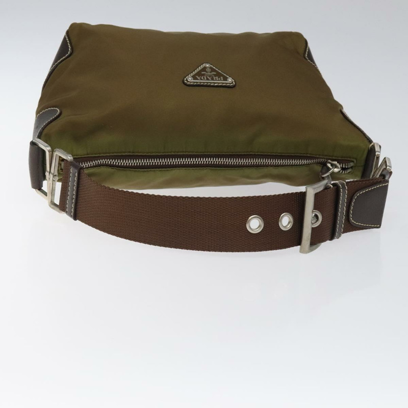 【日本直送】PRADA 單肩包 尼龍 卡其色 正品 BD1215-6