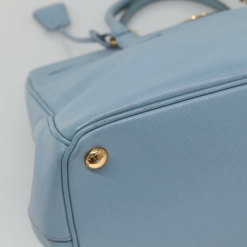 【日本直送】PRADA Saffiano 皮革手提包 2 種款式 藍色 金色 正品 116624-14
