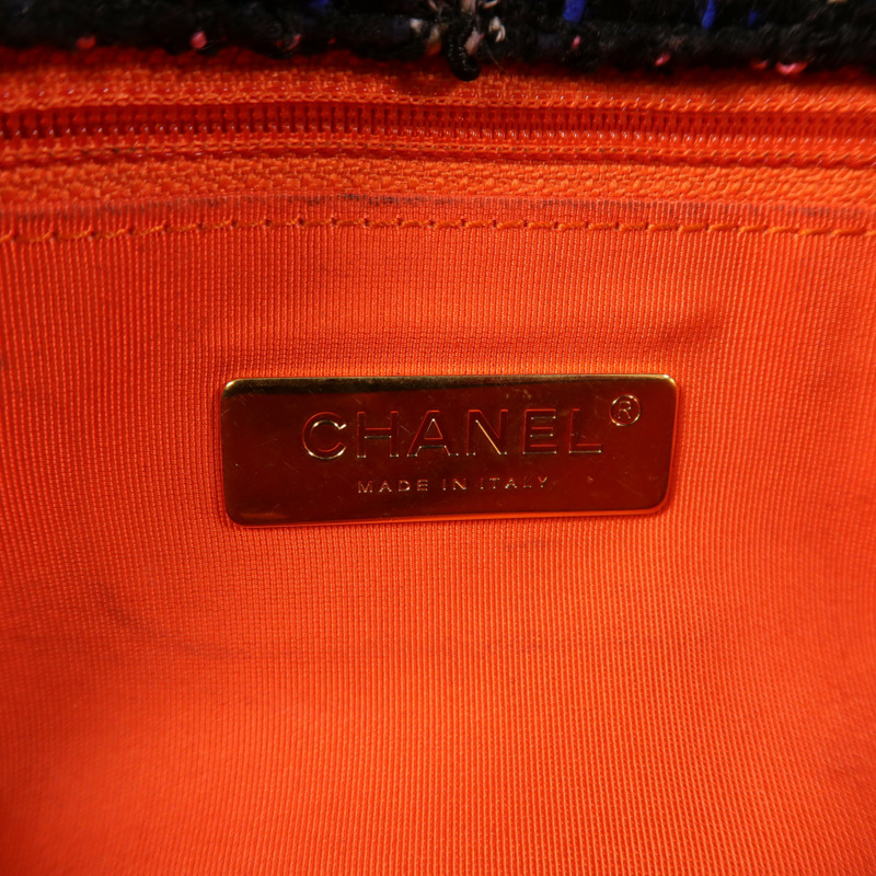 CHANEL Tweed Chanel 19手挽肩背兩用袋-10