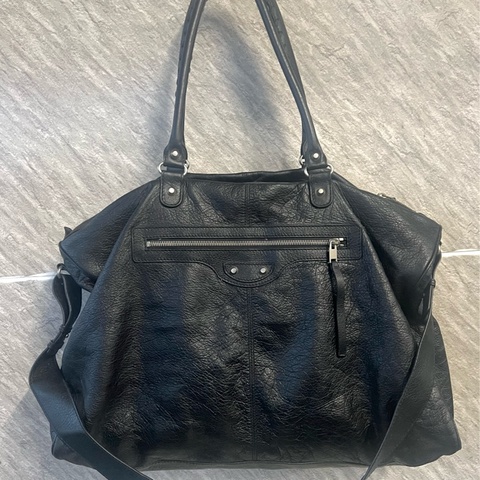 balenciaga 絕版經典男款大容量小羊皮旅行包