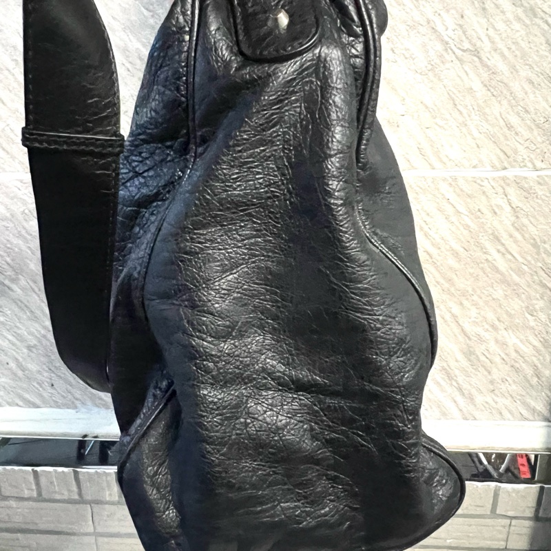 balenciaga 絕版經典男款大容量小羊皮旅行包-6
