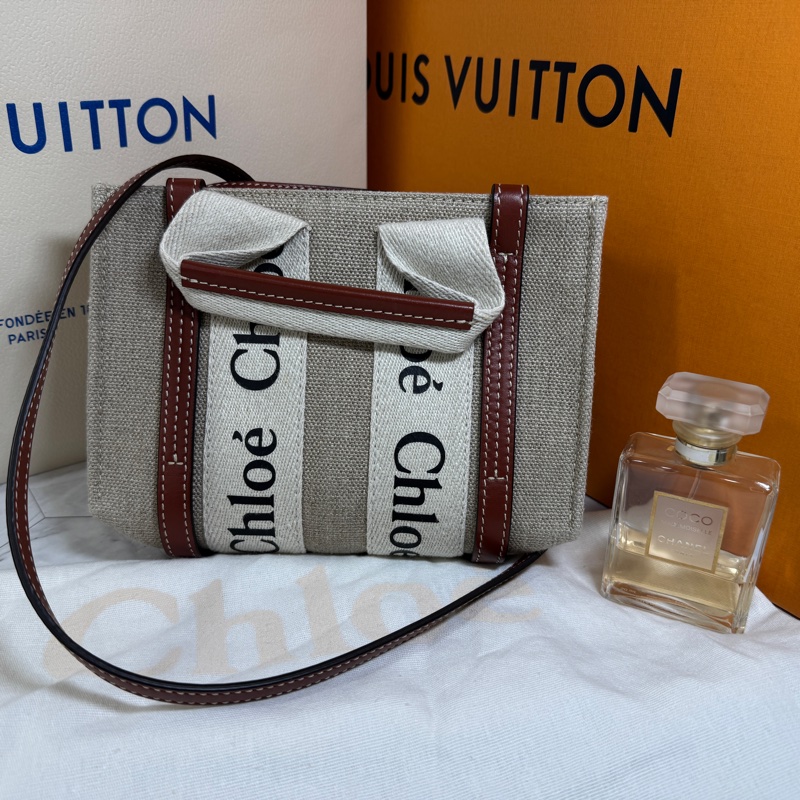 💞💞Chloe  Woody mini #背袋款  斜背包 焦糖色-6