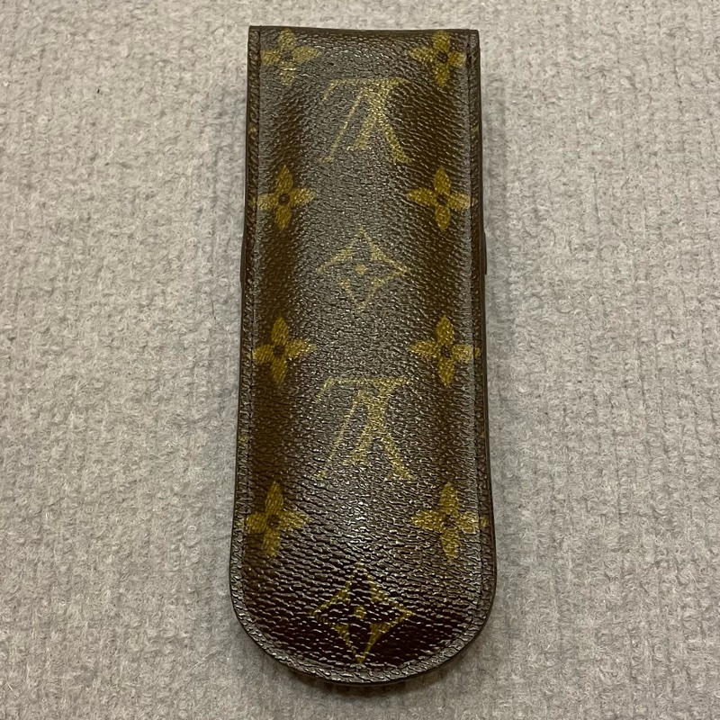 LV Louis Vuitton Monogram Case 小收納包 筆套-7