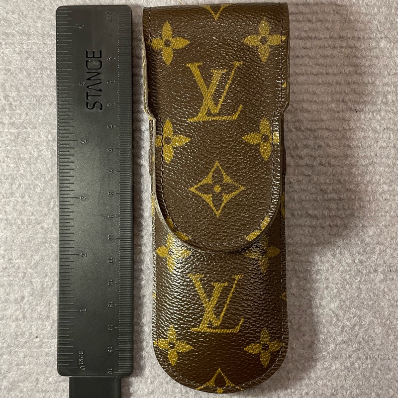 LV Louis Vuitton Monogram Case 小收納包 筆套-15