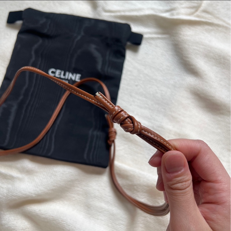 CELINE Triomphe 老花帆布手機包|義大利製-25