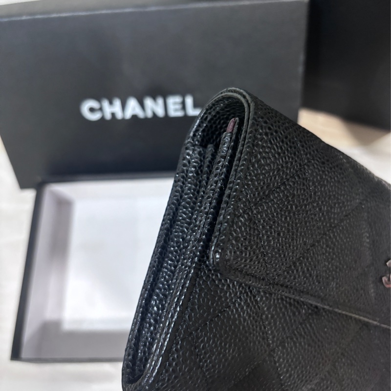 香奈兒長夾 超質感 荔枝皮紋 Chanel皮夾-3
