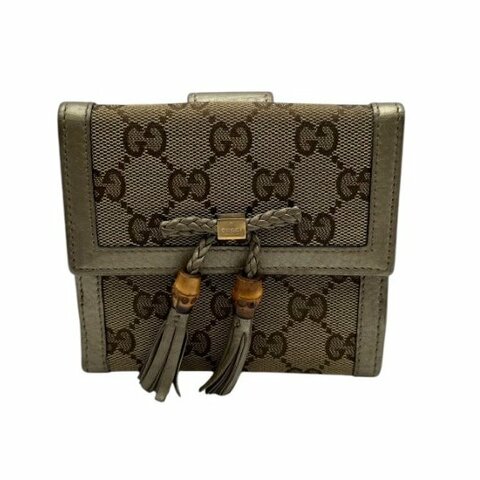 【美收精品】GUCCI  老花折疊錢包 A-893【隔月月中將轉賣至日本 上架期限30天】