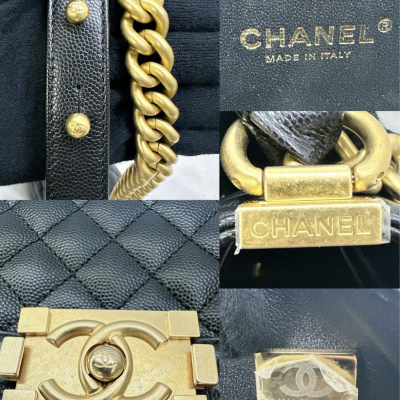 【CHANEL 荔枝牛霧金BOY 25】-6