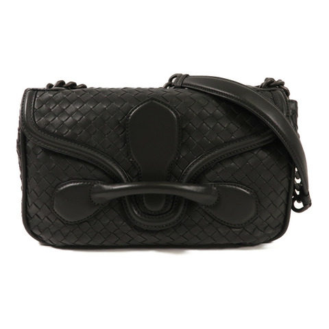 BOTTEGA VENETA 牛皮皮革Shoulder Bag鏈帶肩背袋