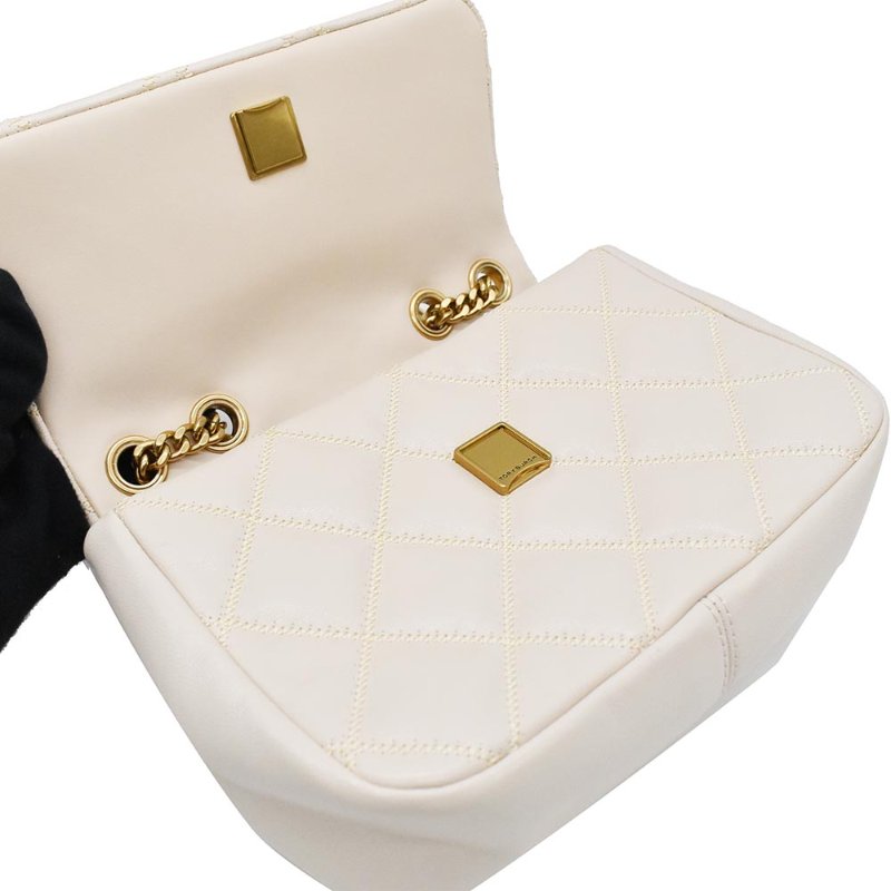 【門市全新現貨】TORY BURCH WILLA羊皮菱格紋鍊條兩用包-3
