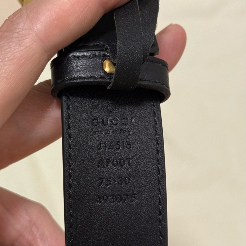 古馳Gucci 經典仿舊 雙G扣皮帶-7