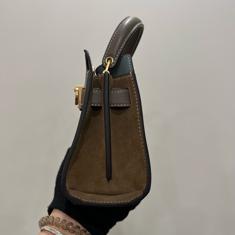 TORY BURCH 大象灰LEE肩背包MINI-4
