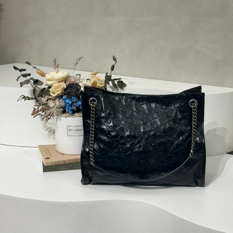 YSL Niki tote - 中號黑-3