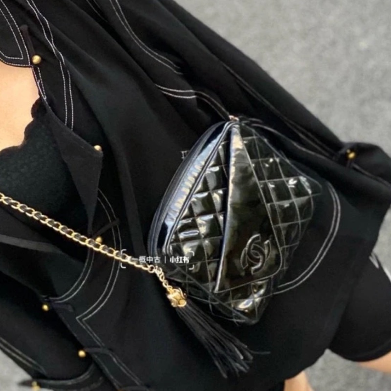 💝FuFu.Style ⟡.·* Chanel 香奈兒流蘇相機包斜背包側背包-1