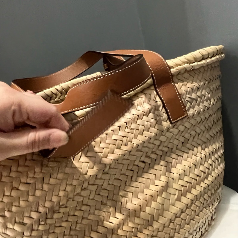 Loewe 經典 草編包 菜籃包 托特包-15