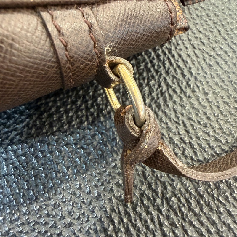 LV N51982 咖格棋盤格紋 拉鍊包晚宴包隨身包化妝包手提包夜店包-20
