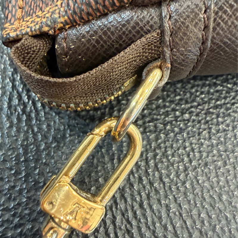 LV N51982 咖格棋盤格紋 拉鍊包晚宴包隨身包化妝包手提包夜店包-22