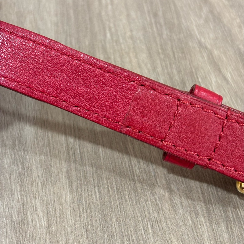 LV M93461 櫻桃 紅 聯名 全皮 手提包 肩背包 SPEEDY 30 波士頓包 斜背包-25