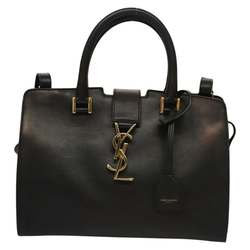 【日本直送】SAINT LAURENT Baby Cabas 手提包 皮革 2 款 黑色 PMR400914 正品 116198AM-12