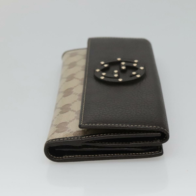 【日本直送】GUCCI GG 水晶長版皮夾 米色 231843 正品 ki5651-2