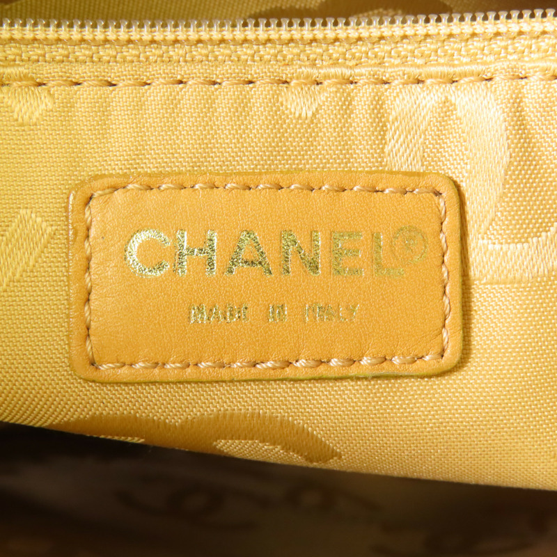 CHANEL 牛皮皮革Vintage Tote Bag金扣手挽袋-6