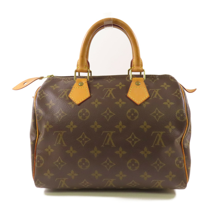 LOUIS VUITTON Monogram Speedy 25金扣手挽袋-1