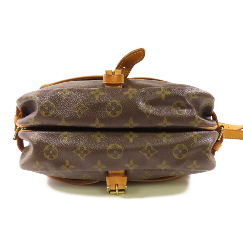 LOUIS VUITTON Monogram Saumur 30金扣肩背袋-3