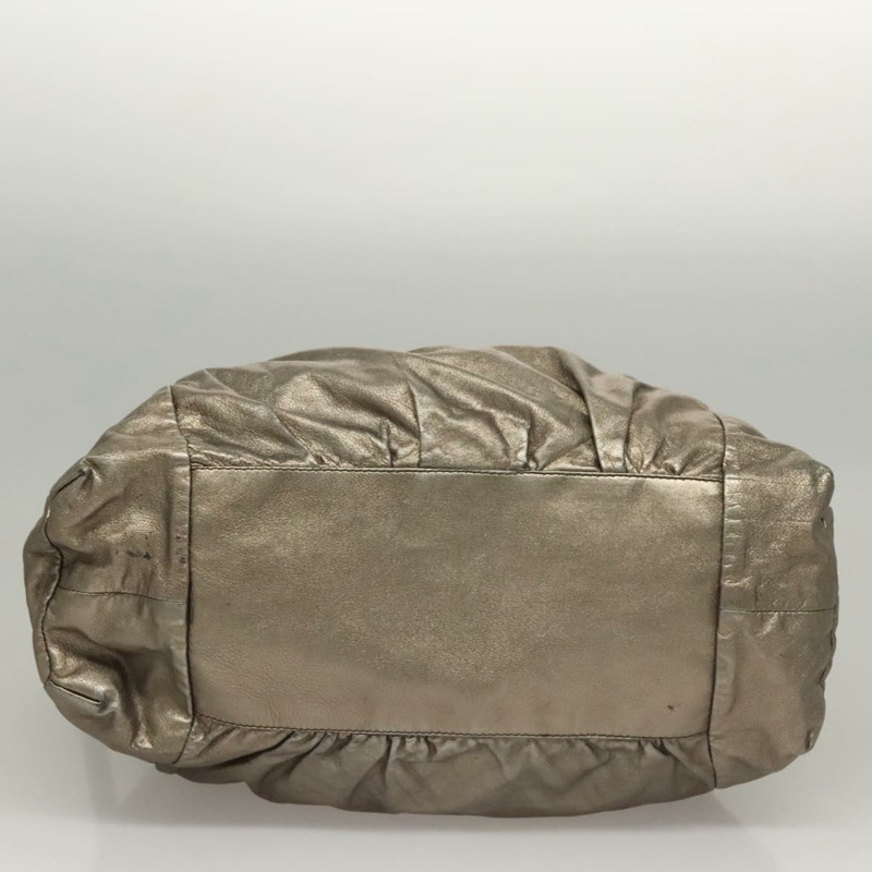 【日本直送】GUCCI 單肩包 皮革 銀色 金色 197061 正品 nb455-4