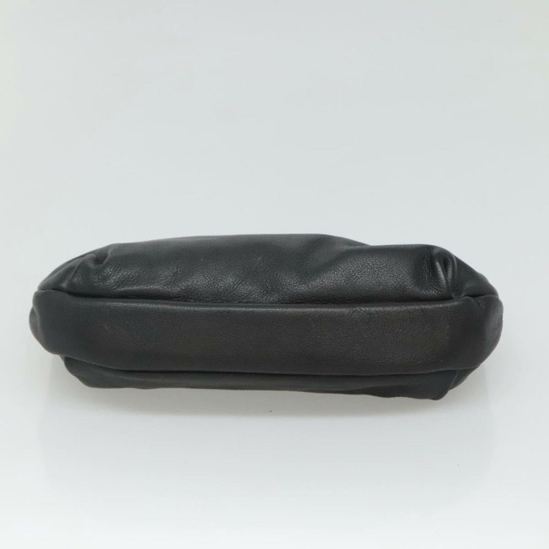 【日本直送】Christian Dior 手拿包 皮革 黑金 正品 mr1204-5