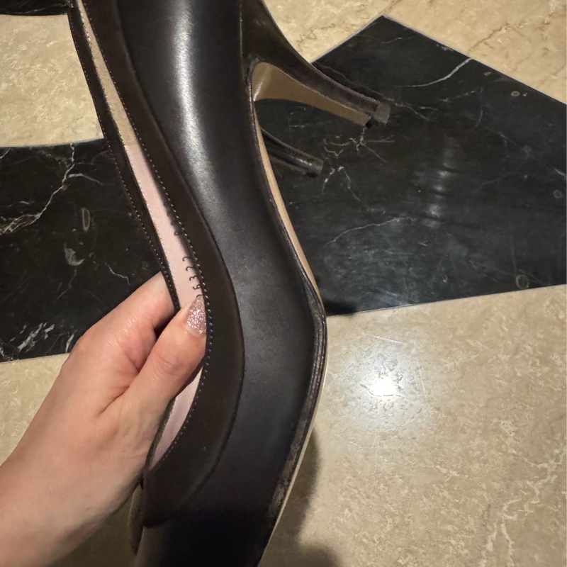 Salvatore Ferragamo拼接麂皮跟鞋-8