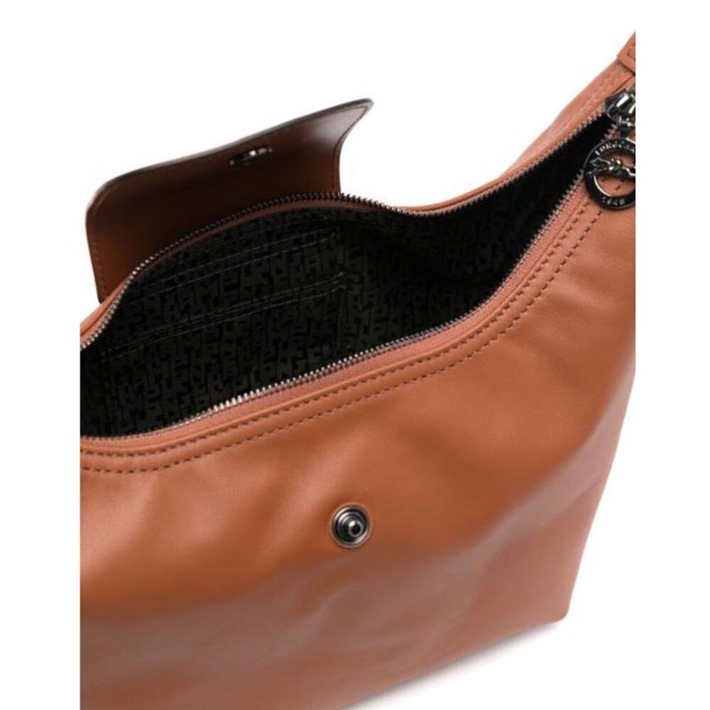 【LONGCHAMP】Le Pliage Xtra XS 牛皮 手提包 飯盒包 棕色 10291987-2