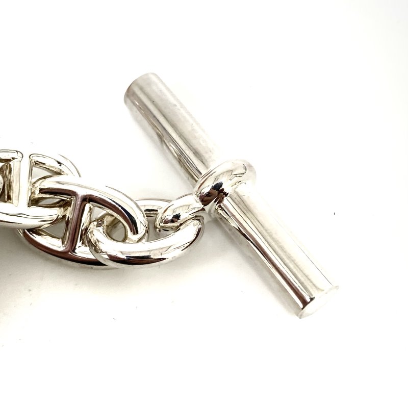 △ Hermes 愛馬仕 Chaine D'ancre 925 Sterling Silver #M 54g Bracelet 925純銀中號手鏈 - 247025749-6