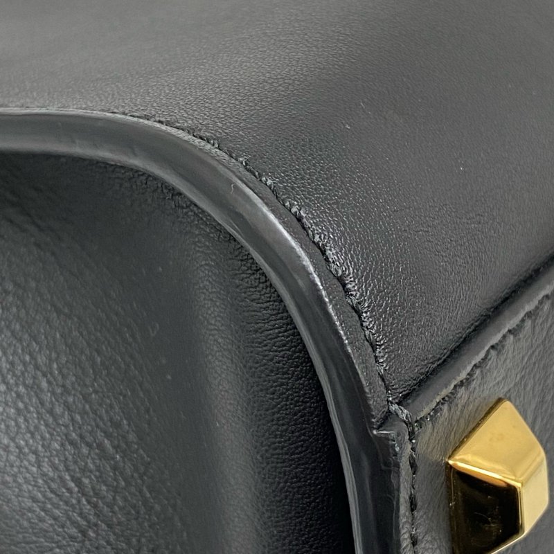△Fendi芬迪 Peekaboo Black Calfskin Studs Handbag 8BN290 黑色小牛皮鉚釘手袋 8BN290 -257006510-8