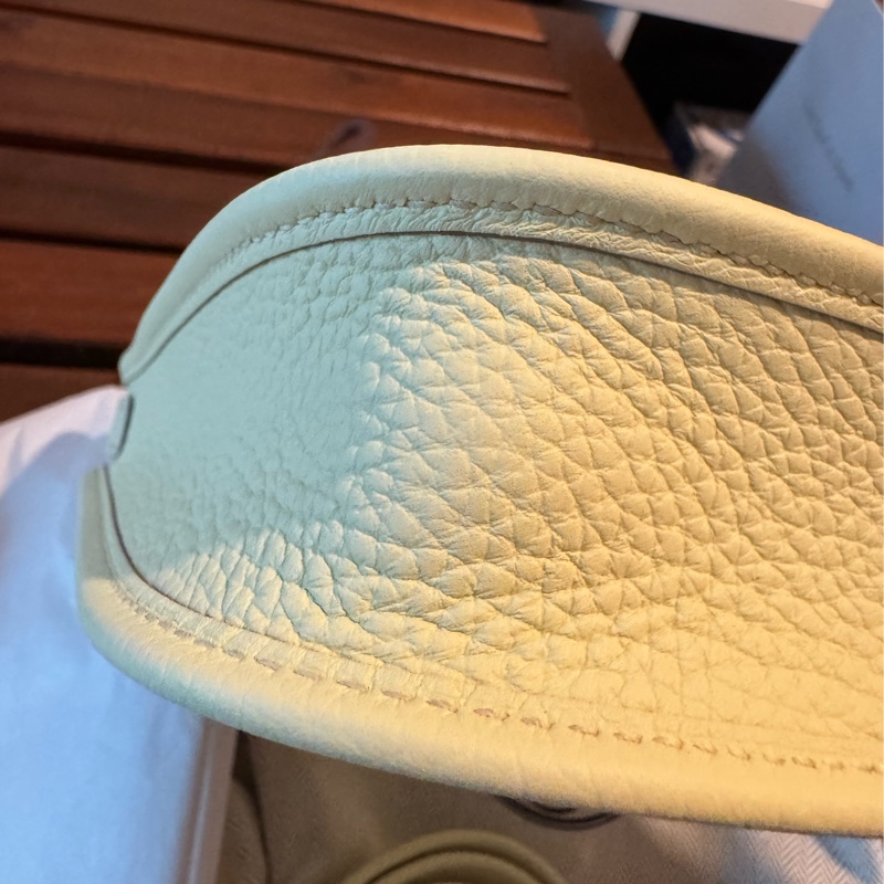 Hermes Mini Evelyne 米爾頓黃 I8 銀扣 包包-6