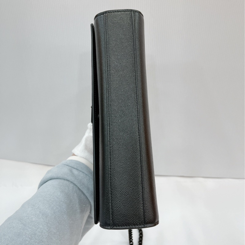 莉亞精品♡YSL kate 全黑鏈條包 近新-6