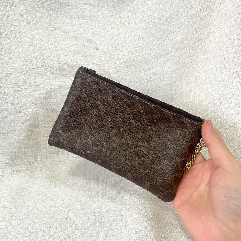 Celine 老花拉鍊零錢包-0