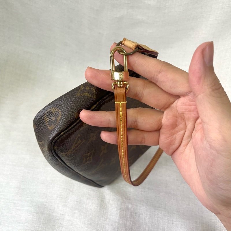 LV經典老花Monogram Pochette麻將包 單肩包-7