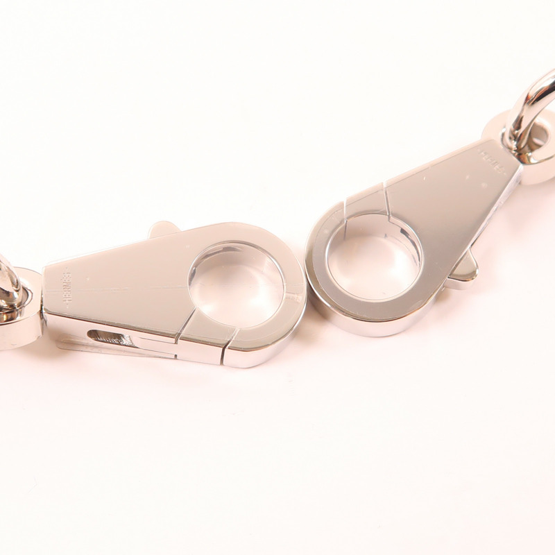 HERMES 帆布Shoulder Strap銀扣肩帶-6