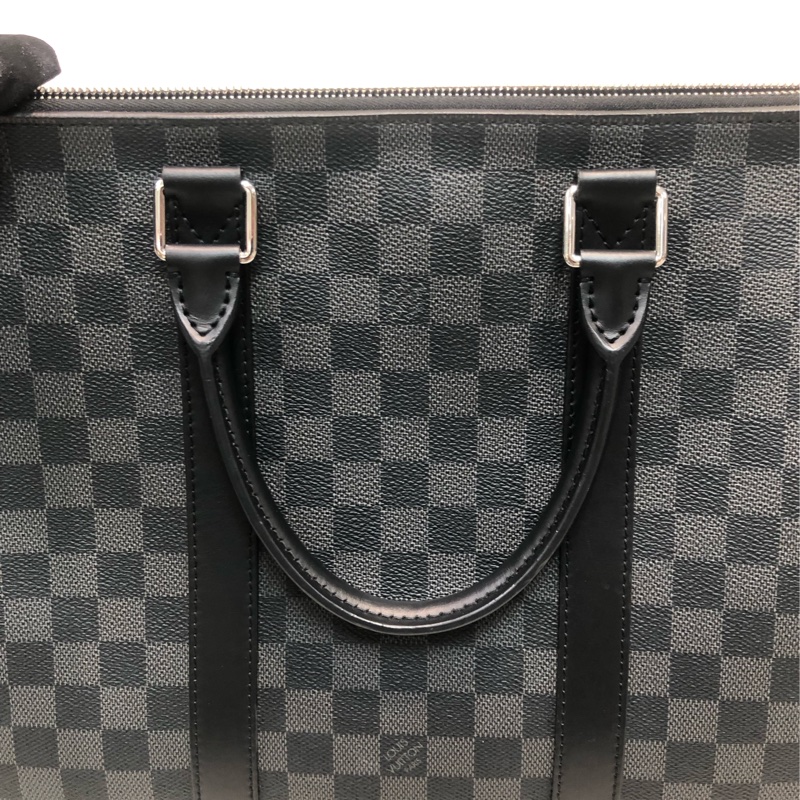 LV黑灰棋盤格公事包 2way I038WH-5