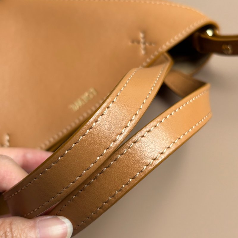 ::LOEWE:: 沙漠色 迷你亮面小牛皮 Puzzle Fold 托特包 肩背包 斜背包-29