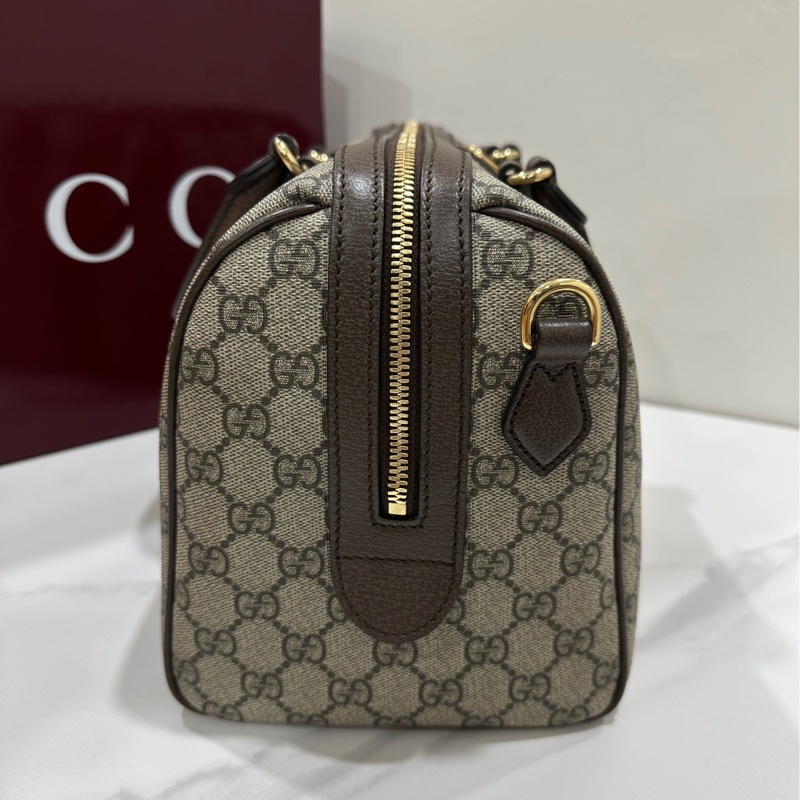 Gucci Ophidia新款老花波士頓手提斜背包-3