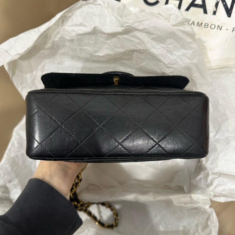 超美❤️ 香奈兒 #黑金 #vintage 24k金 #方胖子 #CF 17公分-21