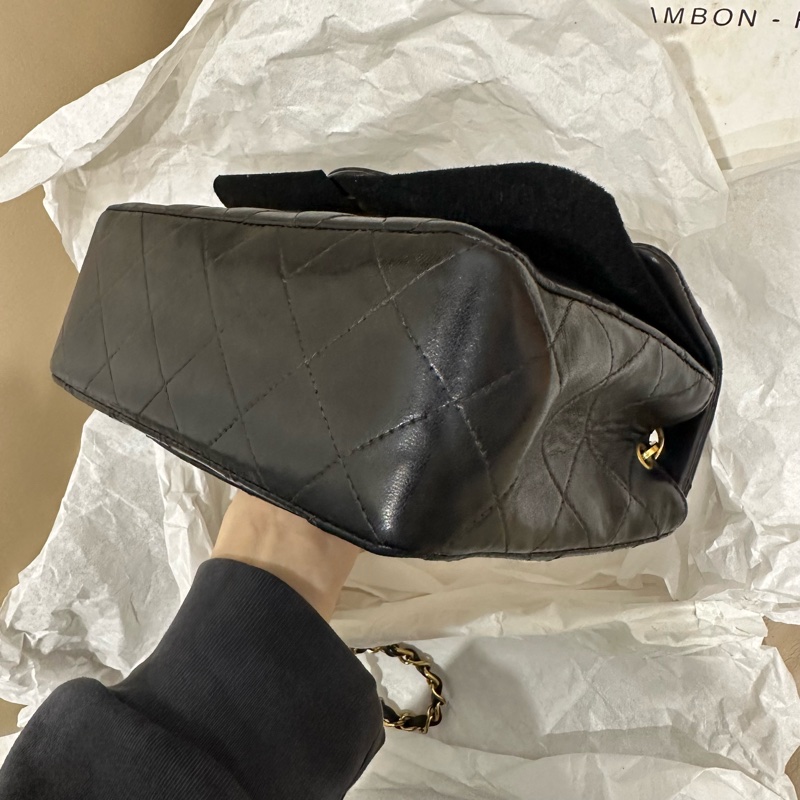 超美❤️ 香奈兒 #黑金 #vintage 24k金 #方胖子 #CF 17公分-23