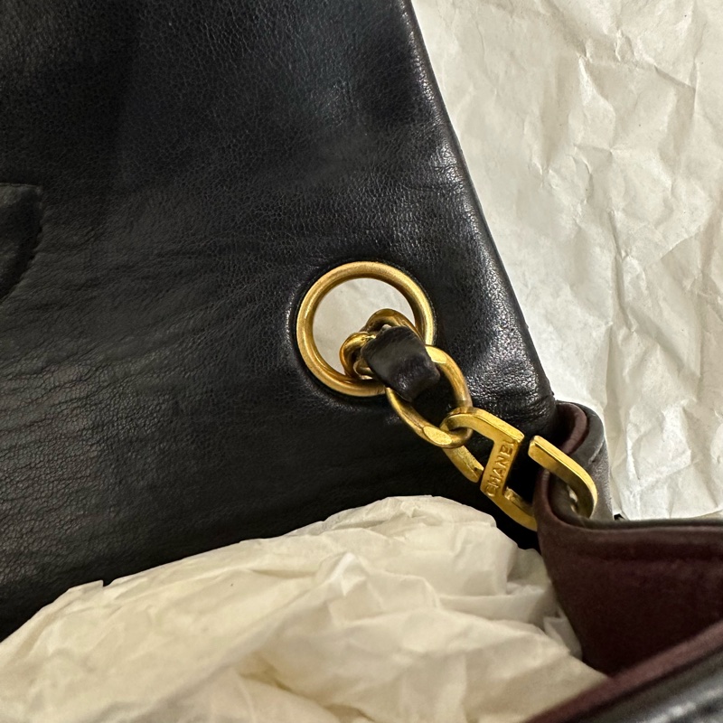 超美❤️ 香奈兒 #黑金 #vintage 24k金 #方胖子 #CF 17公分-29